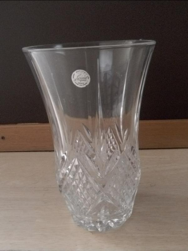 kristallen vaas Cristal d'Arques, Huis en Inrichting, Woonaccessoires | Vazen, Ophalen of Verzenden