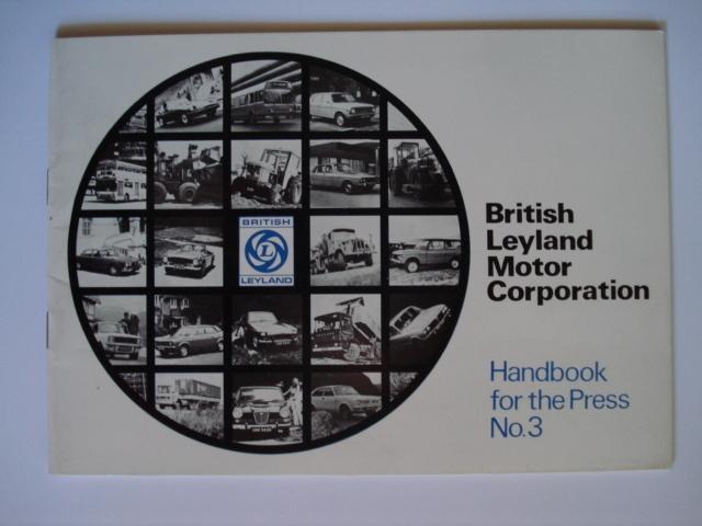 British Leyland BLMC 1971 Press Brochure Catalogue Prospekt, Livres, Autos | Brochures & Magazines, Comme neuf, Autres marques