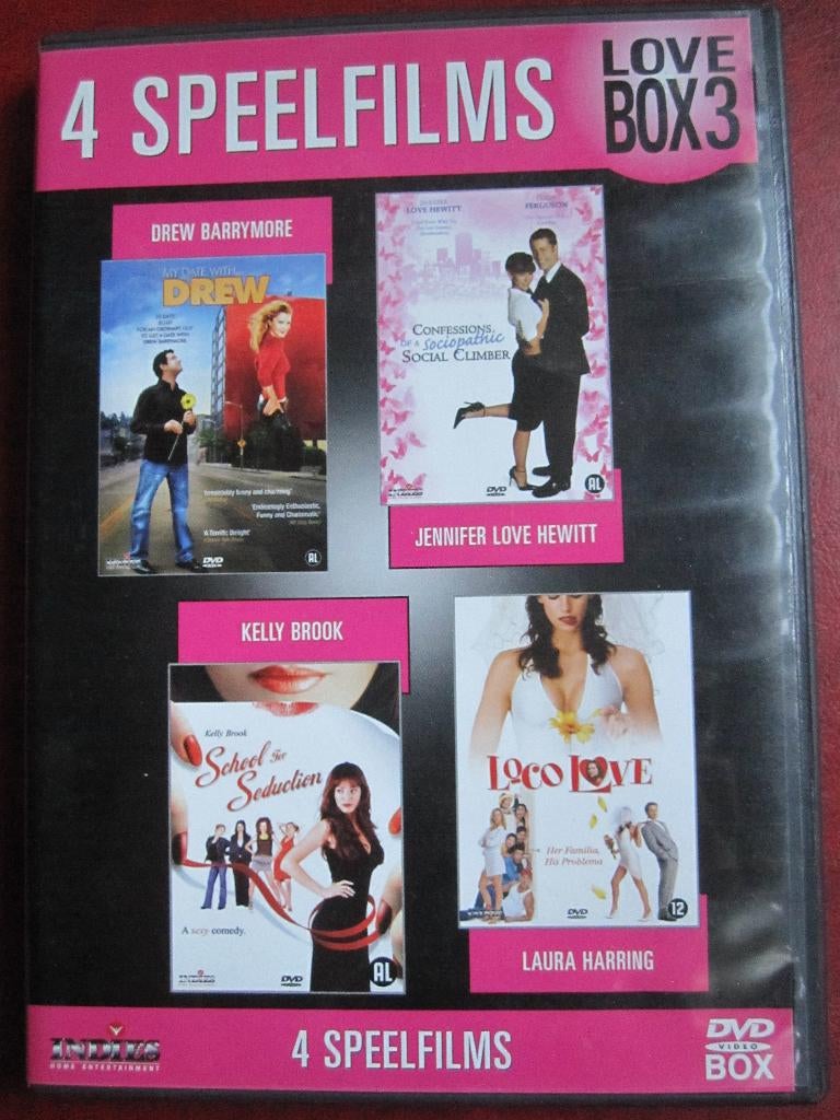 Love Box 3 (4 films op 2 disc), Vanaf 12 jaar, Ophalen of Verzenden, Zo goed als nieuw, Romantische komedie