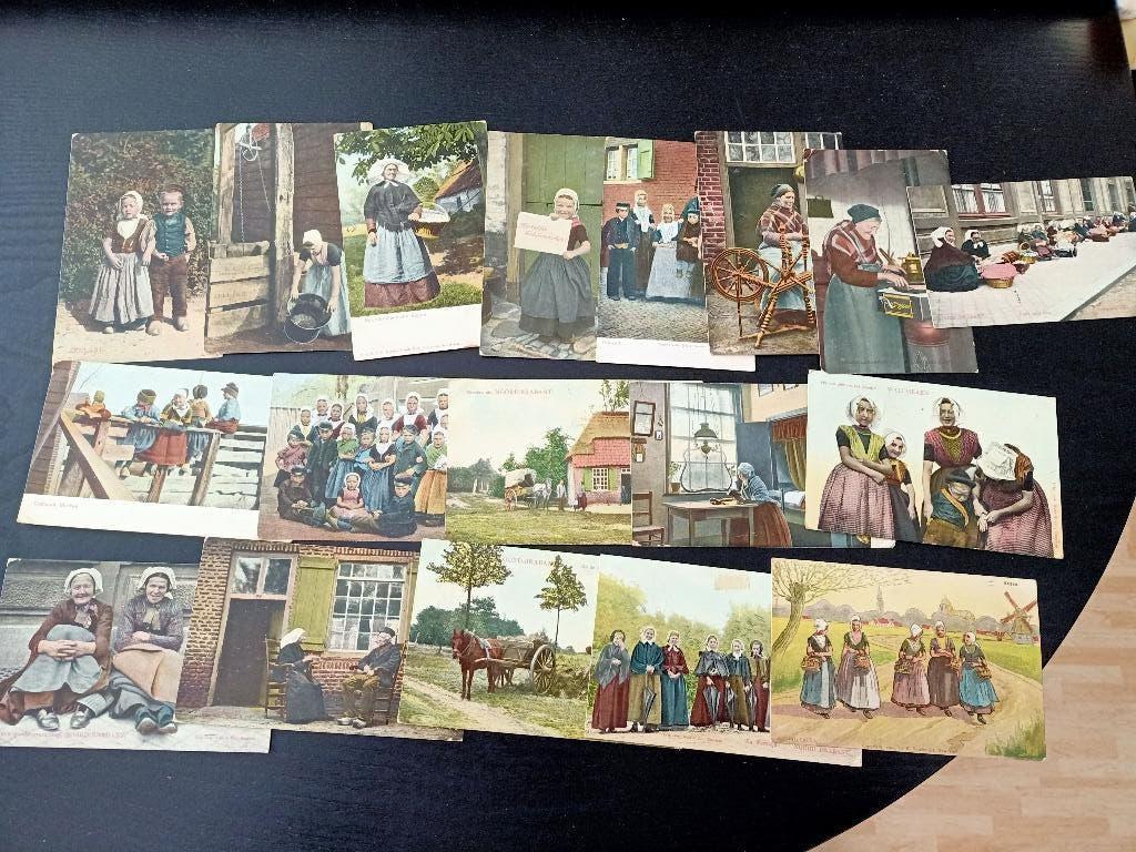 18 Nederlandse folklore, Collections, Cartes postales | Pays-Bas, Enlèvement ou Envoi