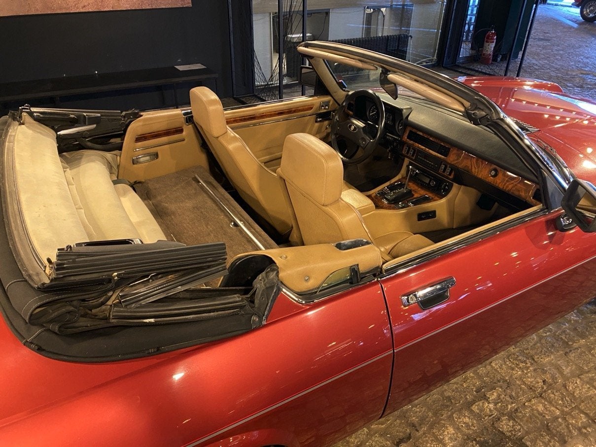 Jaguar XJ-S V12 Cabrio (année de construction 1989), Autos, Rouge, Achat, Entreprise, Cabriolet