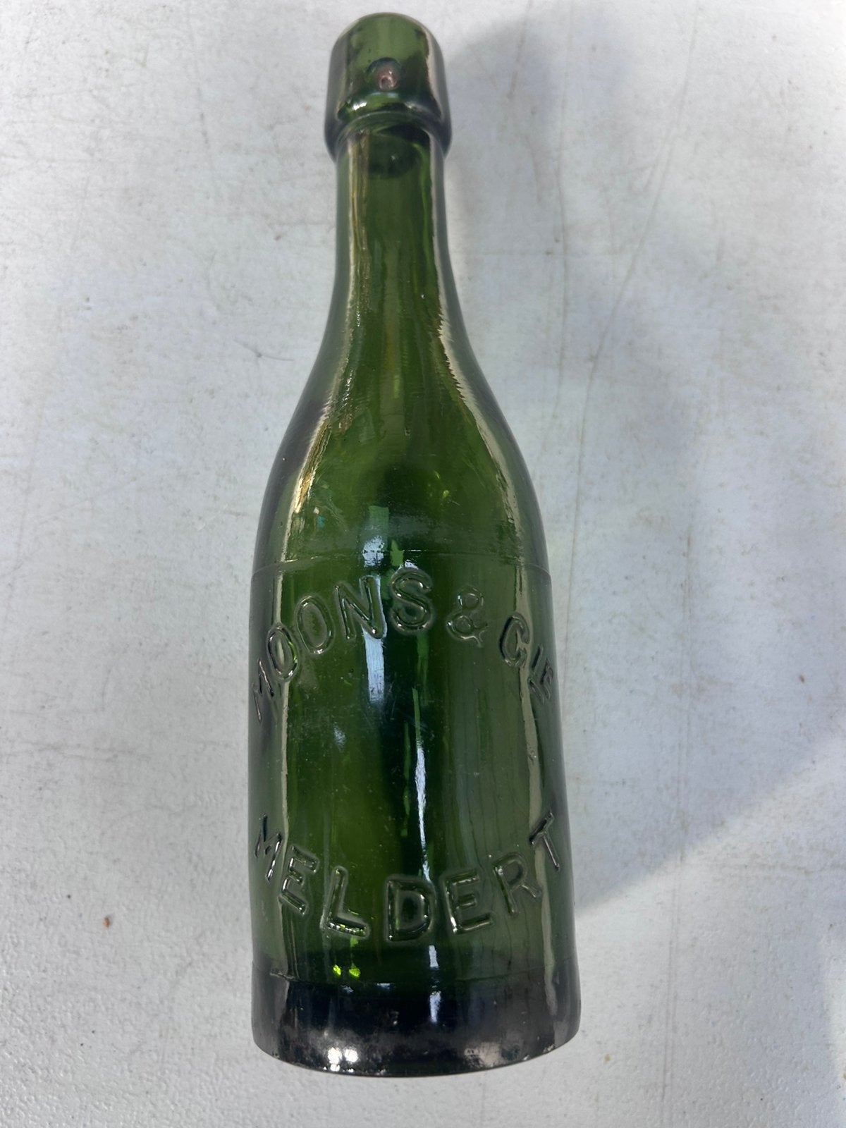 Kleine Meldertse fles Moons&Cie 1890, Ophalen, Gebruikt, Flesje(s), Overige merken