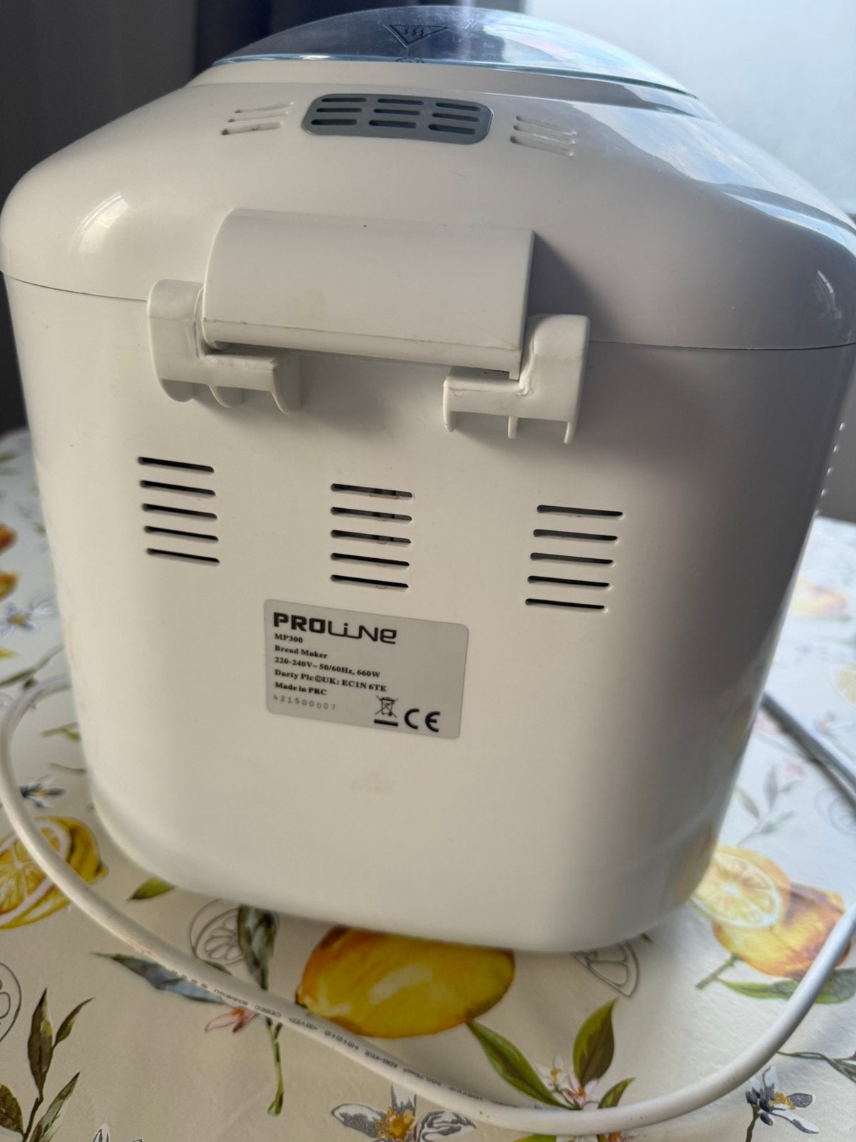 À vendre : Machine à pain Proline MP300, Enlèvement, Utilisé, Fenêtre transparente