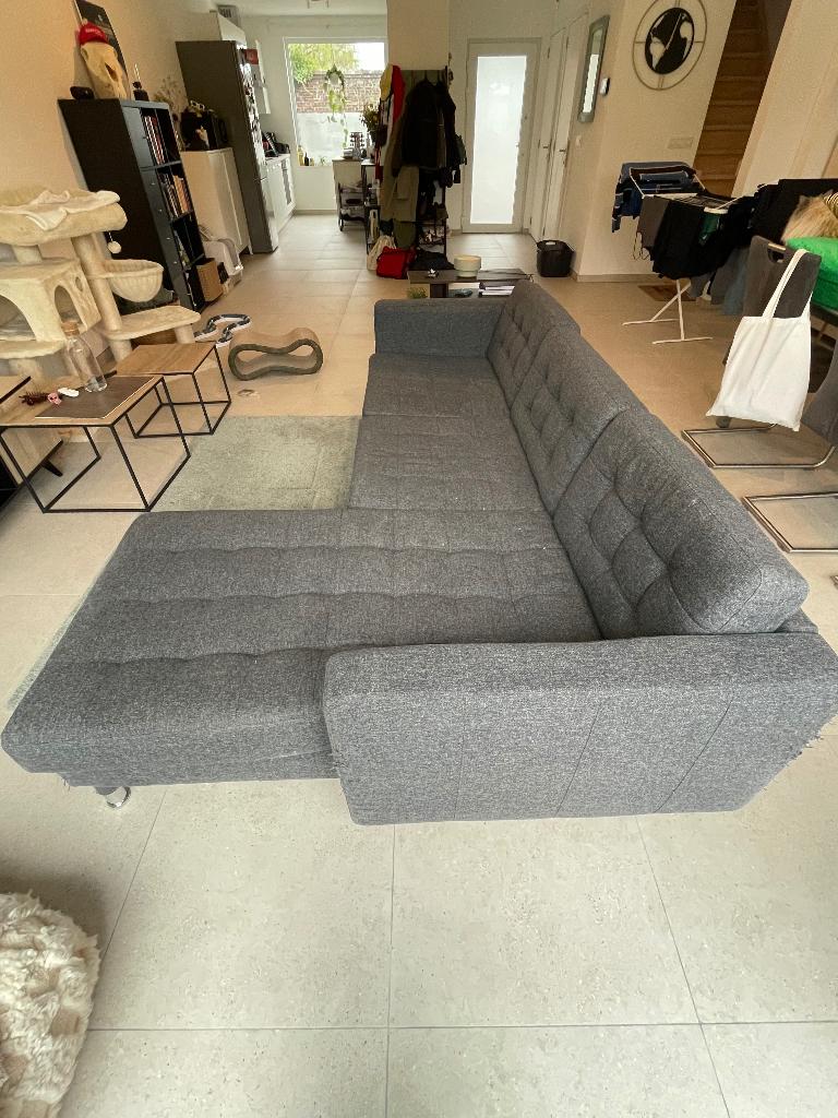 zetel, Trois personnes, 100 à 125 cm, Tissus, Banc d'angle