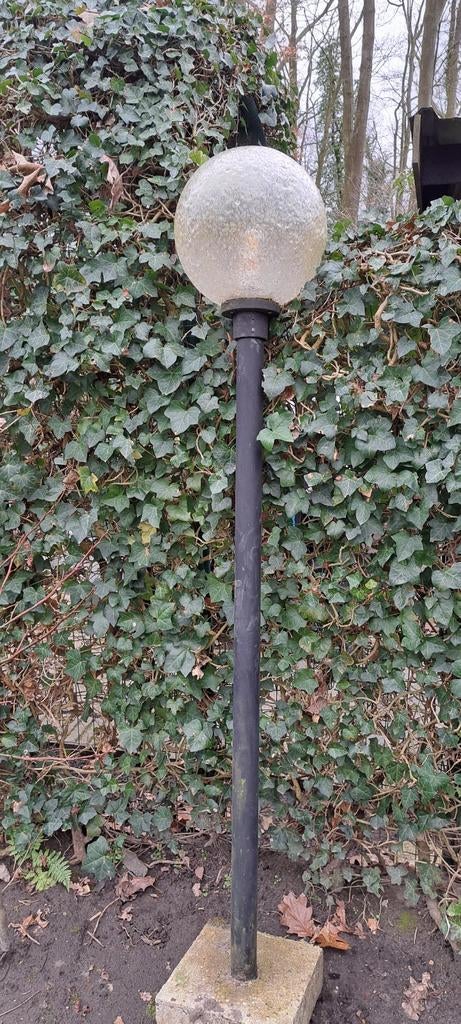Buitenverlichting paal met bol 180cm, Tuin en Terras, Ophalen