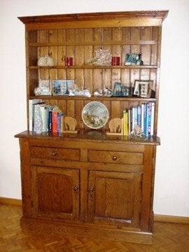 Ierse dresser / buffetkast  in eik, Huis en Inrichting, Kasten | Buffetkasten, Ophalen, Gebruikt, Met lade(s)