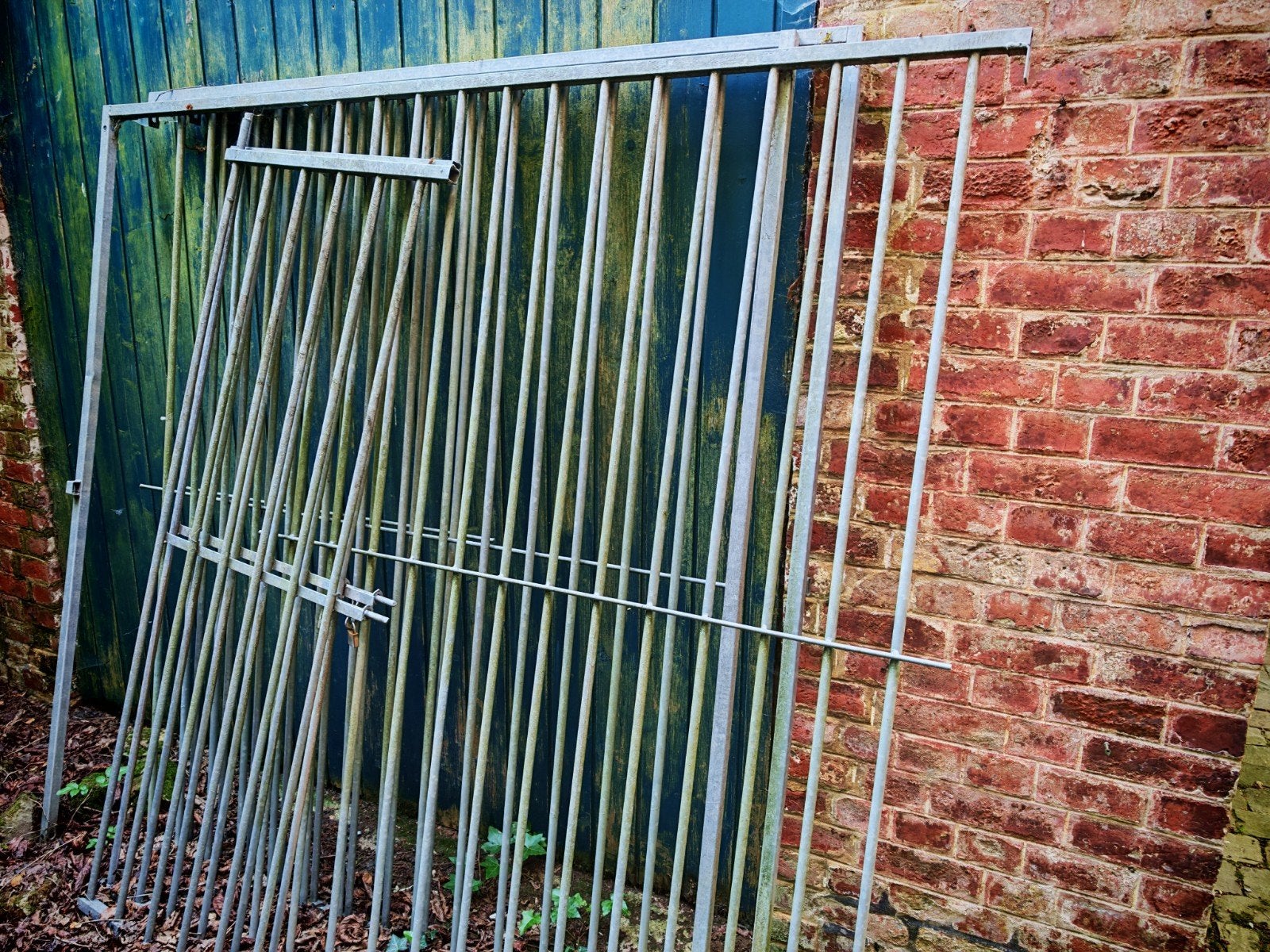 5 K9 kennelpanelen/scheidingswanden (verzinkt), Dieren en Toebehoren, Hondenhokken, Zo goed als nieuw, Hondenkennel, 100 cm of meer