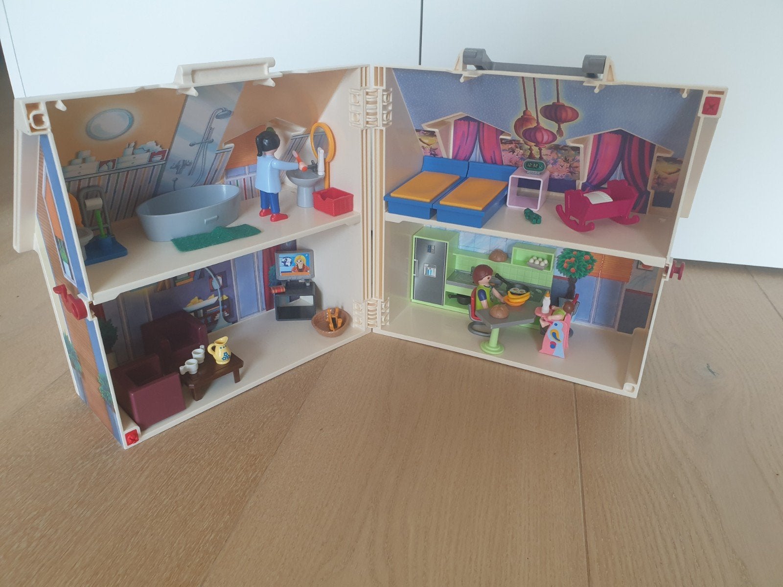 Playmobil 70985 - Mijn meeneempoppenhuis, Bâtiment, Autres séries, Comme neuf, Kit complet