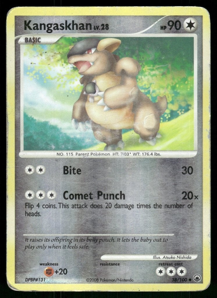 Kangaskhan 38/100 - Majestic Dawn (Reverse Holo), Envoi, Utilisé