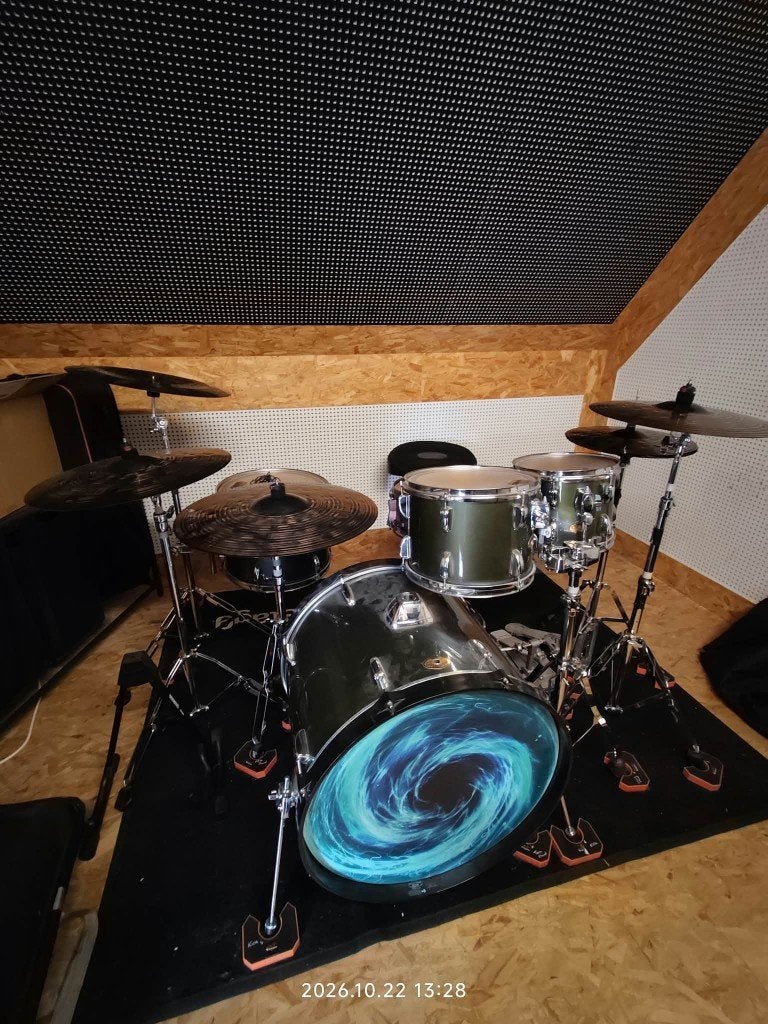 Drumstel, Muziek en Instrumenten, Ophalen, Gebruikt, Overige merken