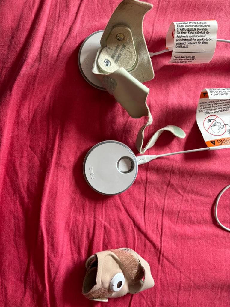 Owlet babymonitor hartslag en zuurstof, Kinderen en Baby's, Babyfoons, Ophalen, Gebruikt, Camera