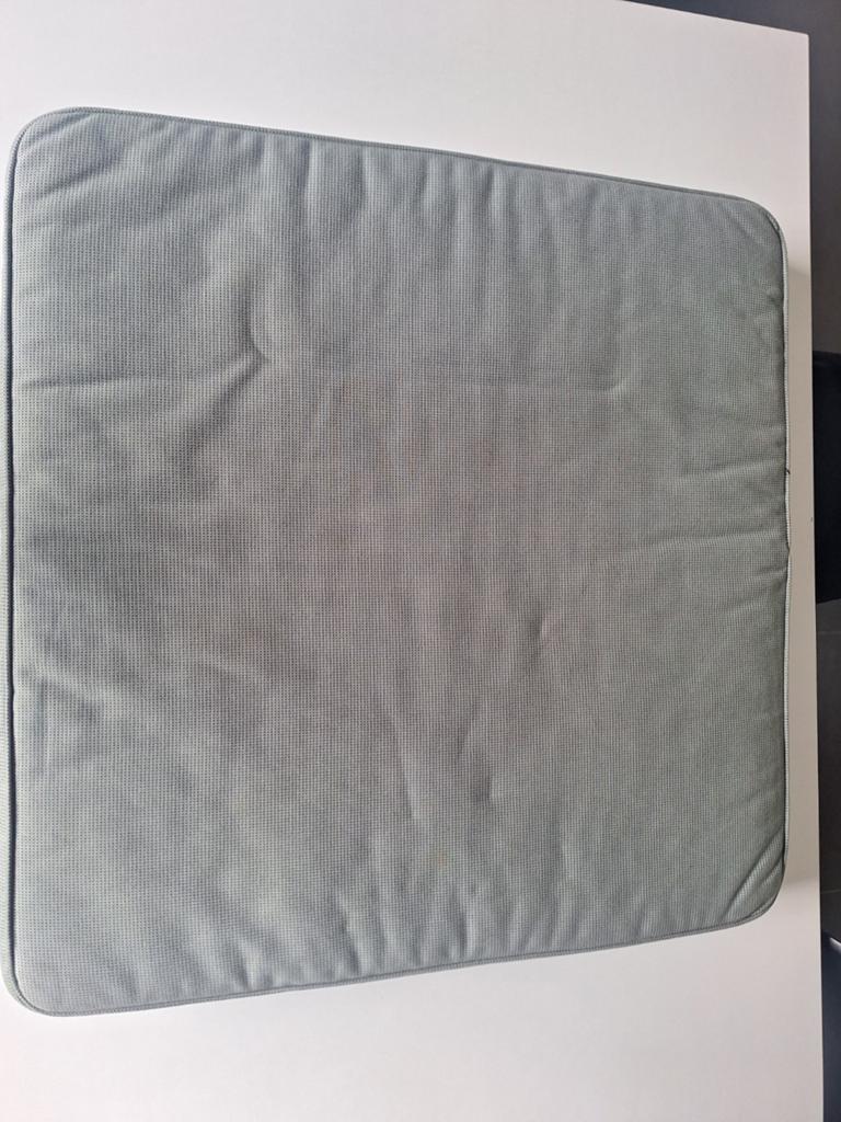 Madison lounge kussen 73×73 cm – Rib grey dikte 8cm (7stuks), Ophalen, Gebruikt