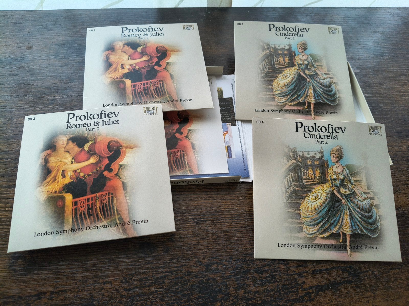 Prokofiev Romeo and Juliet, Cinderella, complete, Cd's en Dvd's, Boxset, Overige componisten, Modernisme tot heden, Ophalen of Verzenden