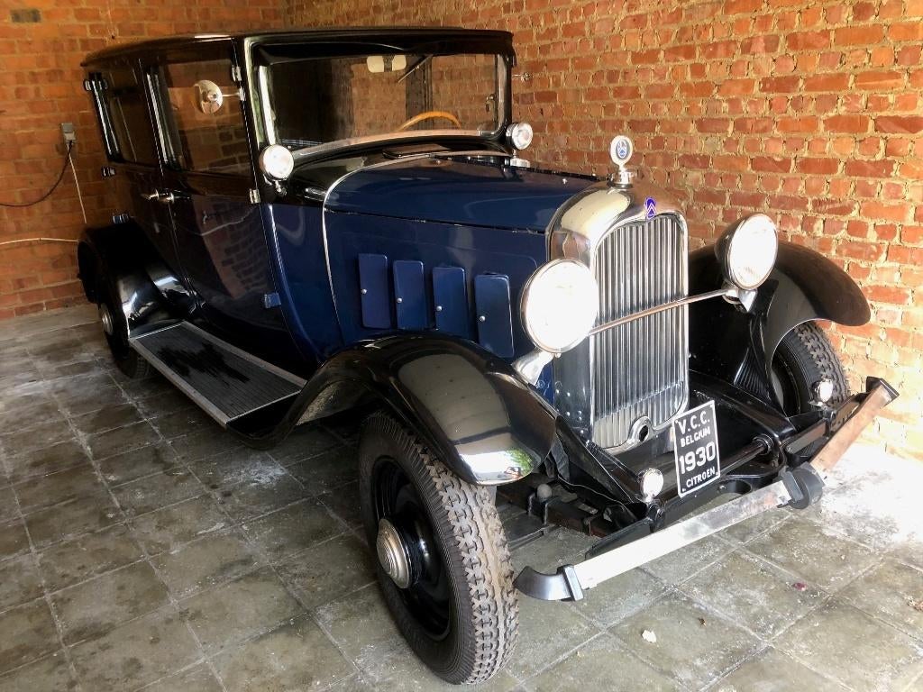 Citroën Rosalie (AC4) 1930 Restaureerd, Auto's, Voorwielaandrijving, Citroën, Blauw, Handgeschakeld