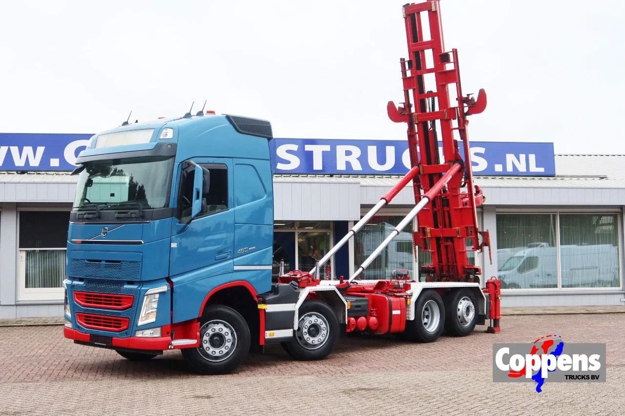 Volvo FH 460 Hooklift 8x2. 3x Steering axle. Siloaufsteller, Auto's, Automaat, Bedrijf, Diesel, Cruise Control