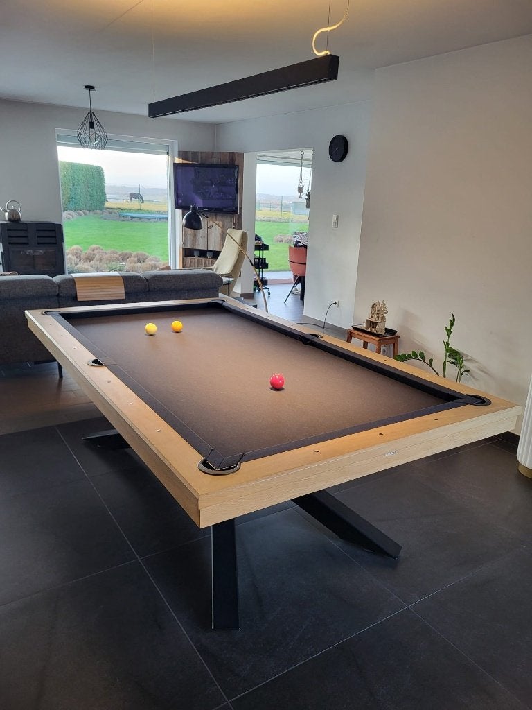 Biljart - eettafel, Sports & Fitness, Enlèvement, Comme neuf, Table de billard