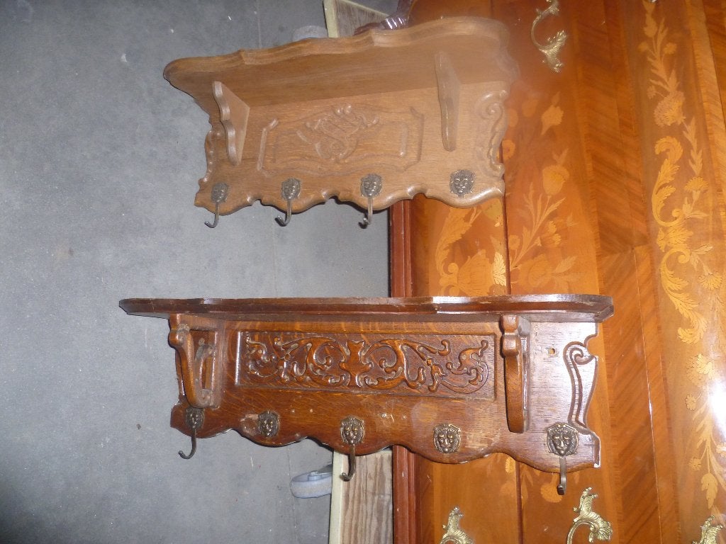 2 BRETOENSE HANGKAPSTOKKEN, Antiek en Kunst, Ophalen