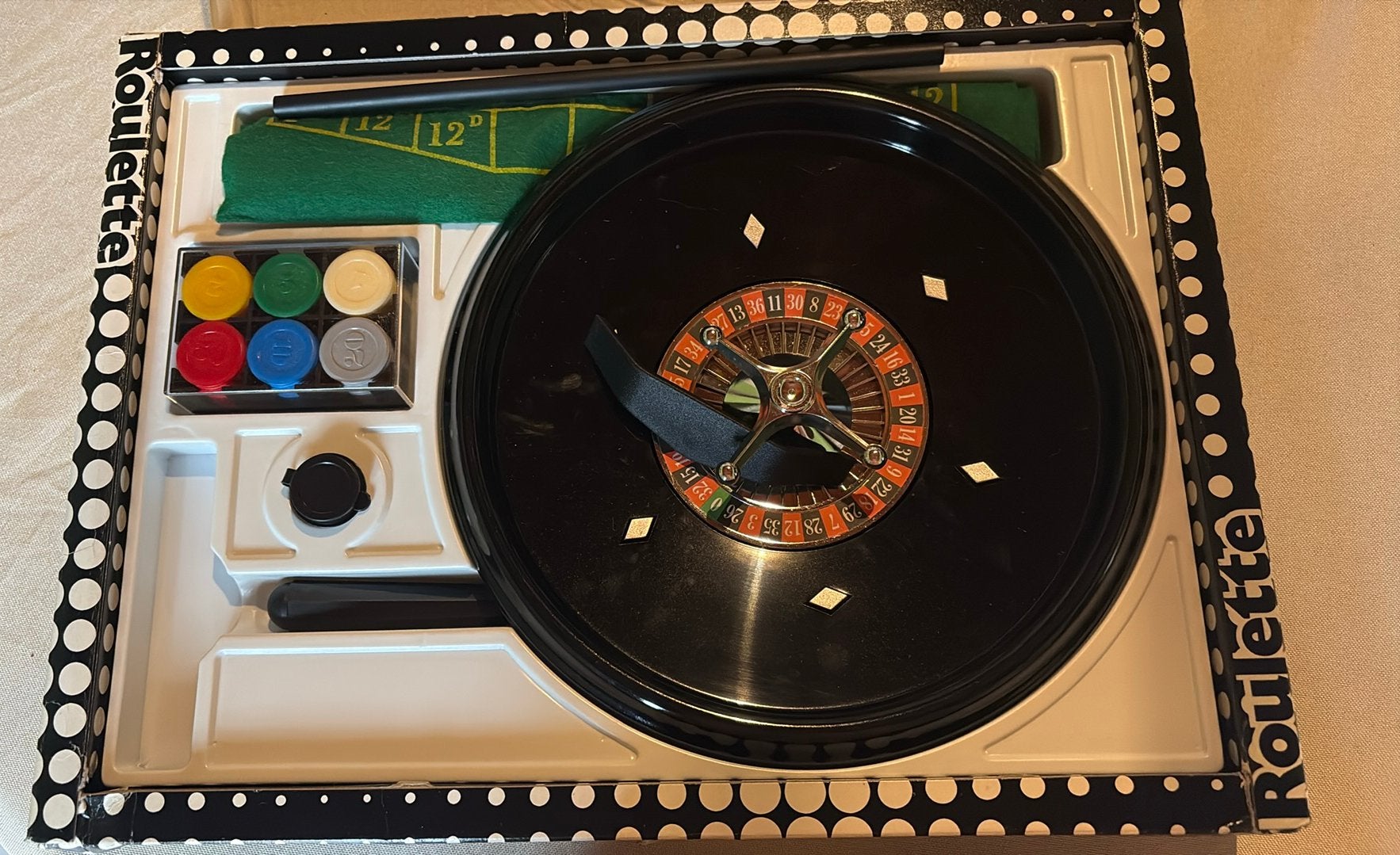 Vintage Roulette Casino Set, Enlèvement