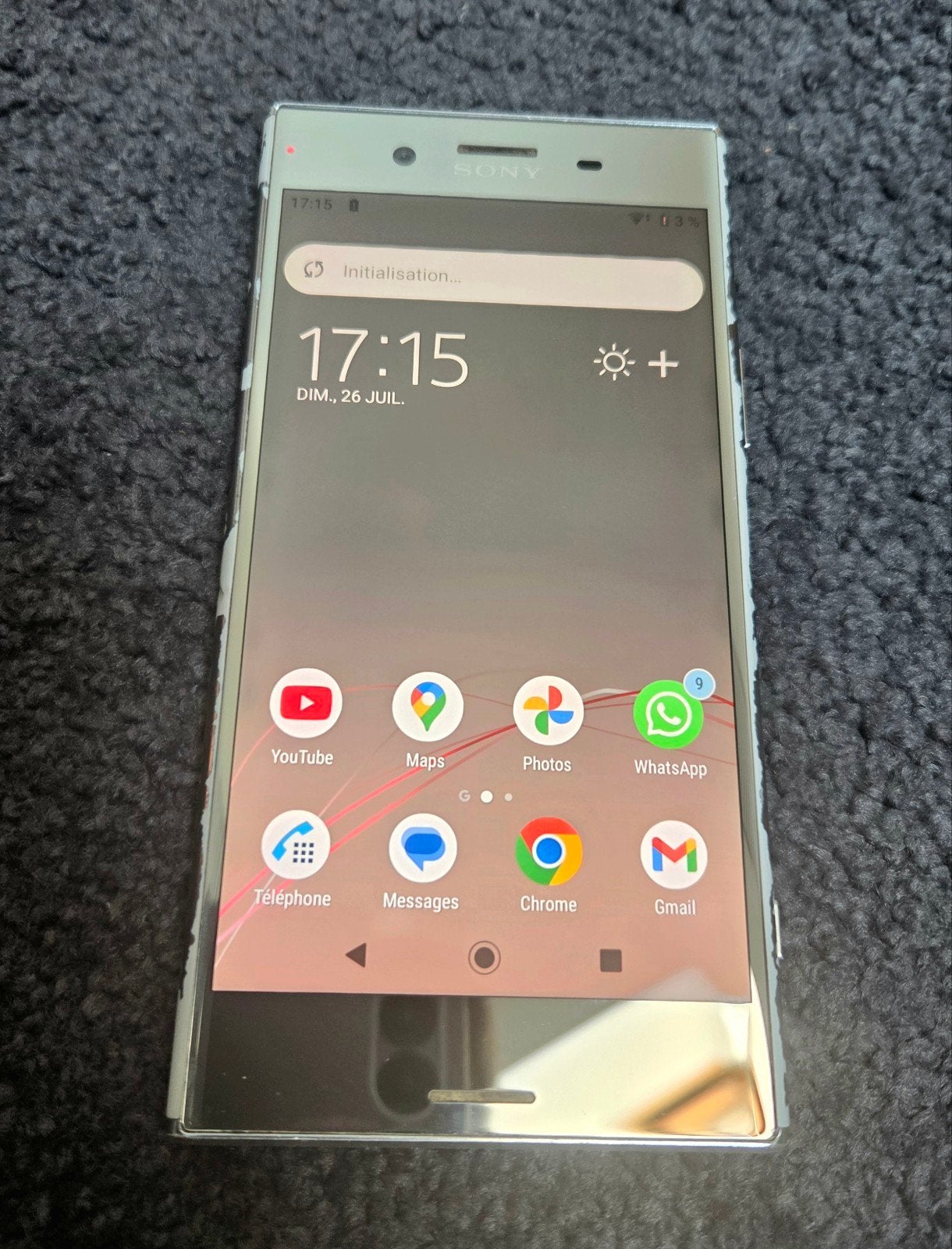 Sony Xperia XZ Premium (64 Go) – Argent / Chrome, Classique ou Candybar, Utilisé, Sans abonnement, Blanc