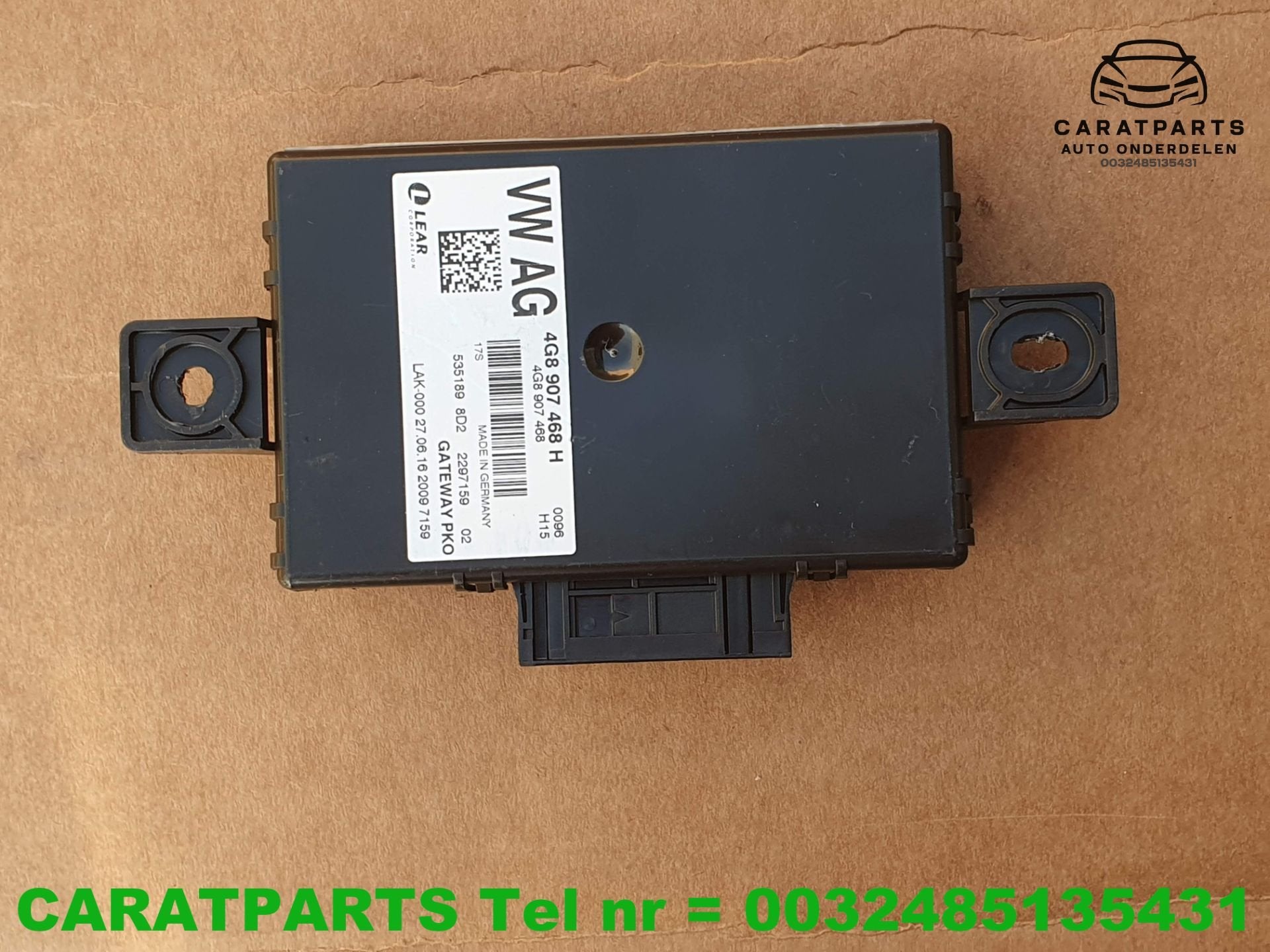 4G8907468 A6 gateway A7 CAN interface S6 databus S7 RS6 RS7, Auto-onderdelen, Elektronica en Kabels, Audi, Gebruikt