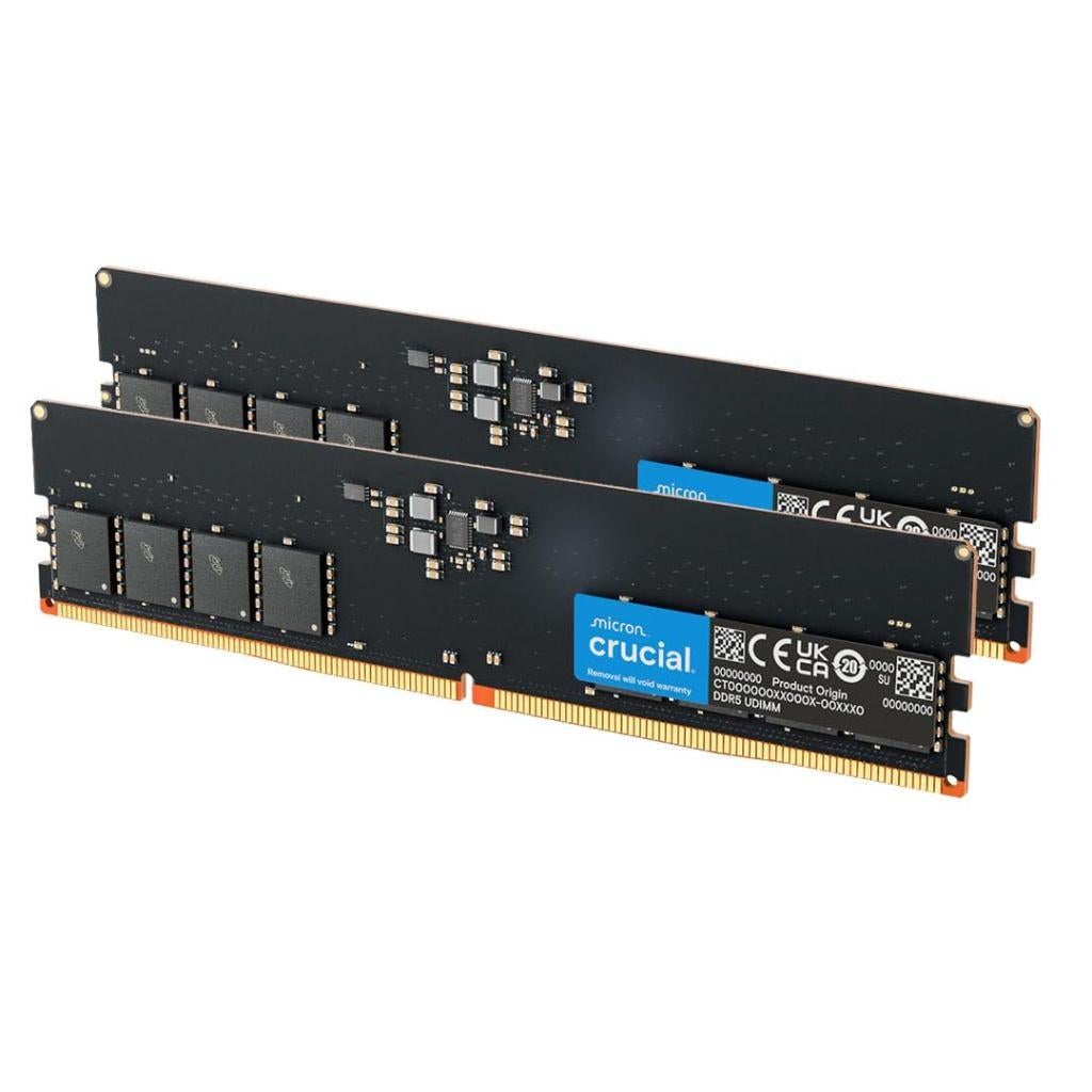 Crucial DDR5 32GB RAM (2 x16GB RAM) 5600 MHz, Computers en Software, 32 GB, Ophalen of Verzenden, Zo goed als nieuw, Desktop