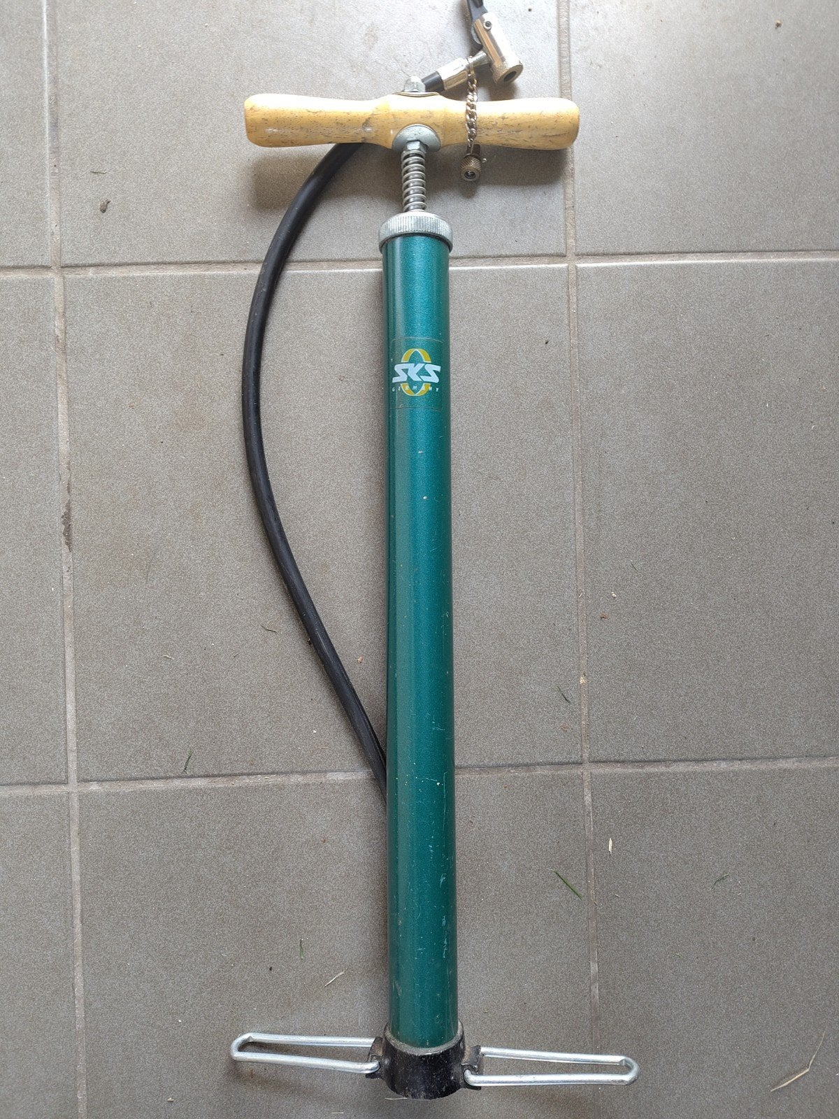 SKS fietspomp, Ophalen