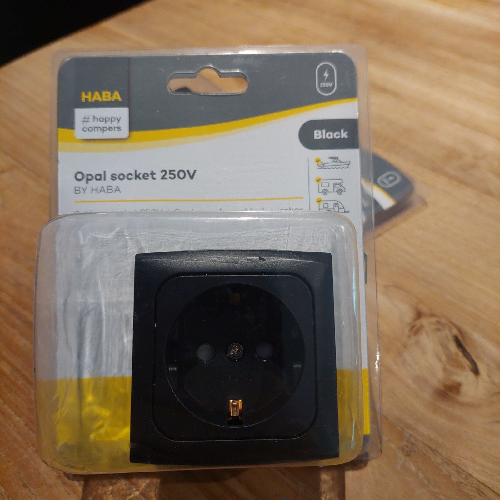 Inbouw stopcontact camper/caravan, nieuw, Ophalen