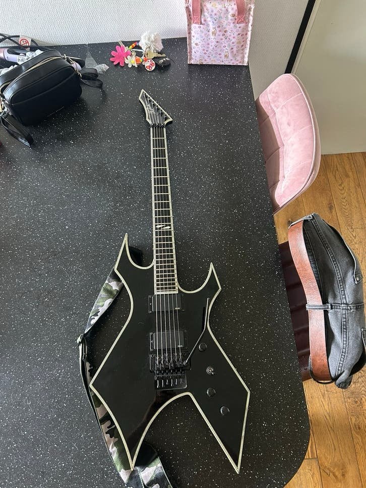 BC Rich NJ Deluxe Warlock 2008 (zeldzaam), Ophalen, Zo goed als nieuw, Solid body, Overige merken