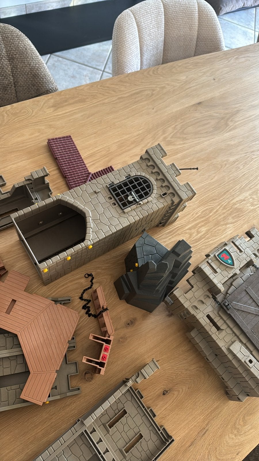 Playmobil kasteel en piraten schip alles samen, Ophalen, Zo goed als nieuw
