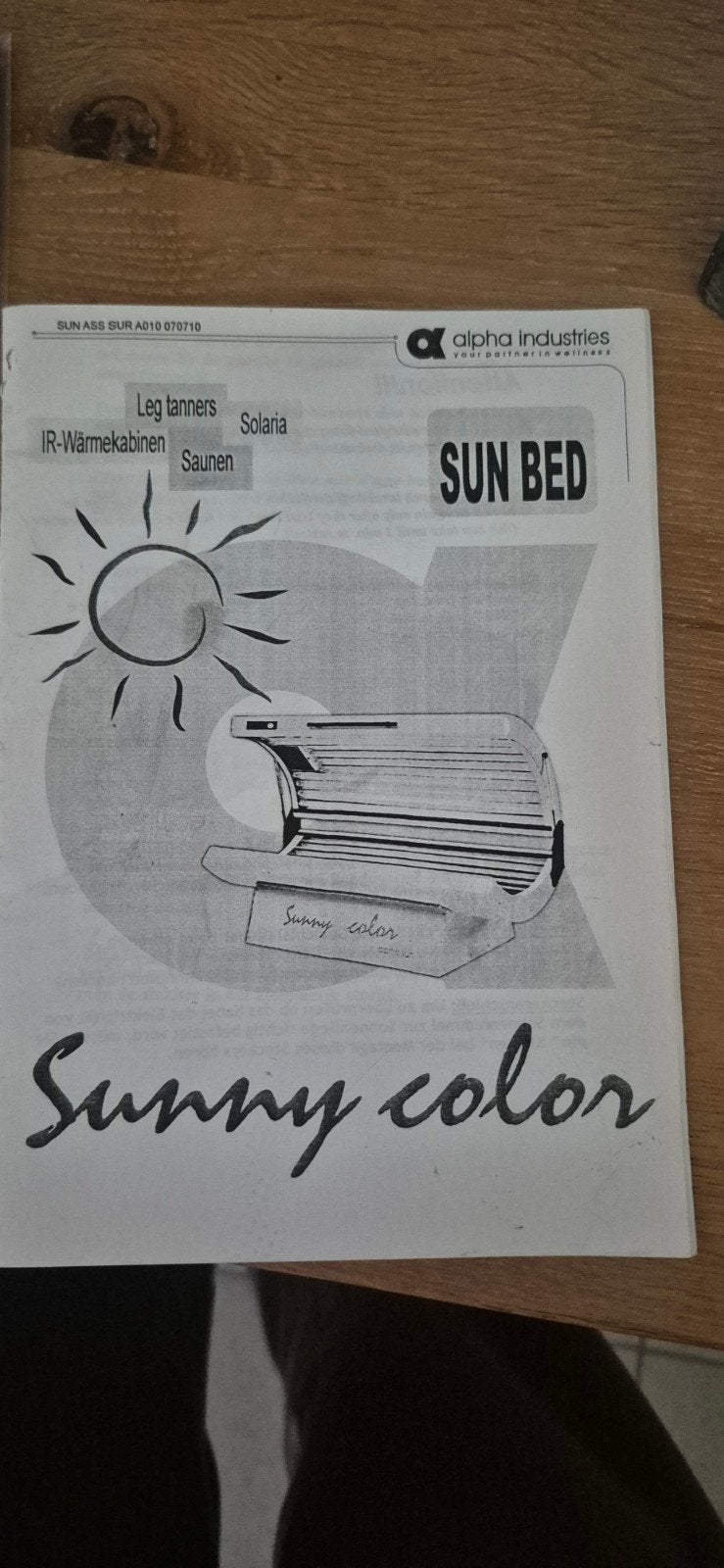 zonnebank te koop, Ophalen, Gebruikt