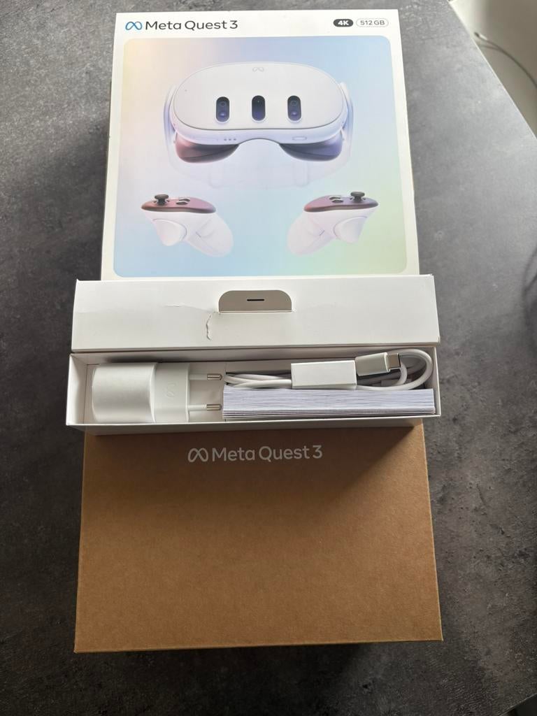 Meta Quest 3 512gb vr-headset, Games en Spelcomputers, Virtual Reality, Zo goed als nieuw, Ophalen