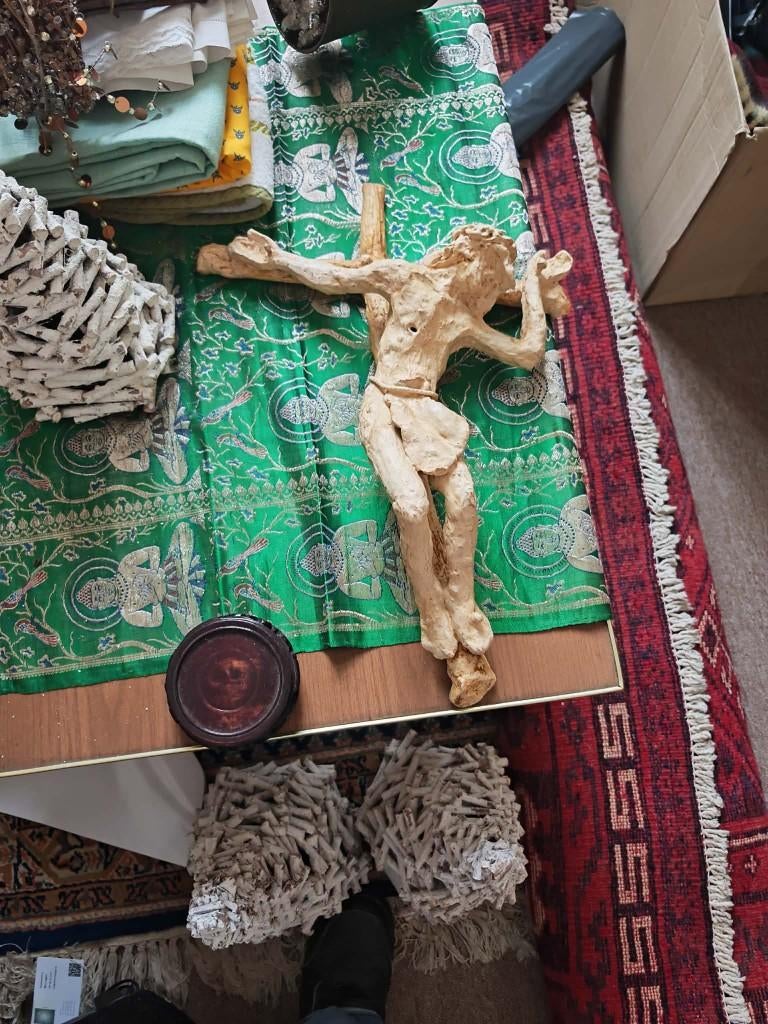 antieke kruis jezus, Antiek en Kunst, Ophalen