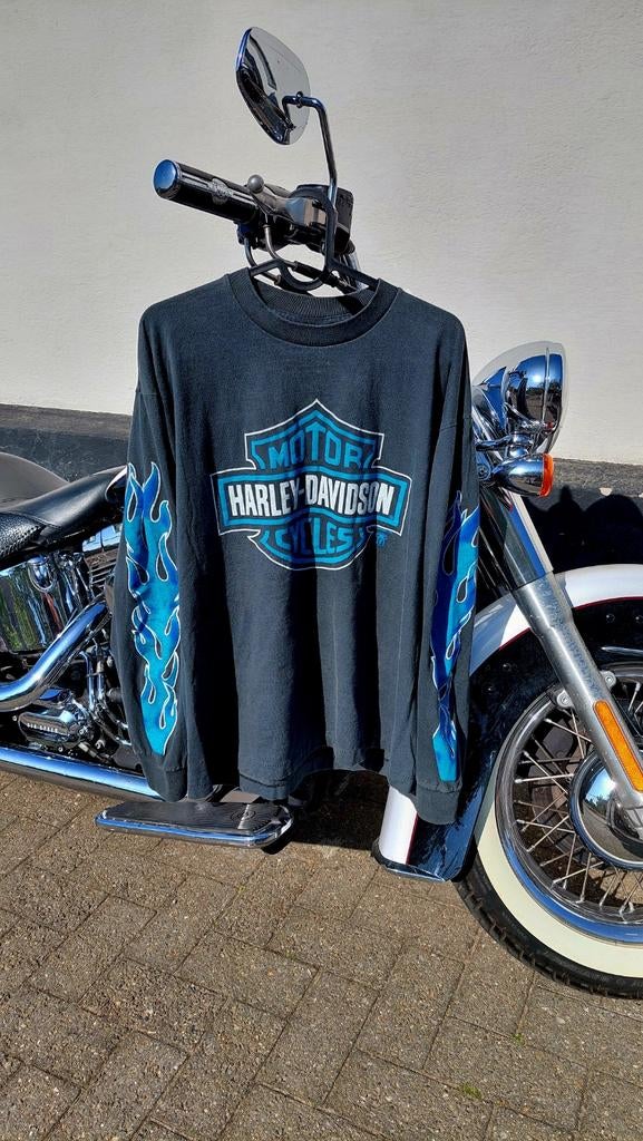 Vintage Y2K Harley Davidson shirt, Ophalen of Verzenden, Harley Davidson