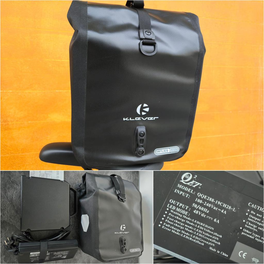 Klever batterij 850Wh met slechts 13 laadbeurten met oplader, Fietsen en Brommers, Fietsaccessoires | Fietsaccu's, Ophalen, Zo goed als nieuw