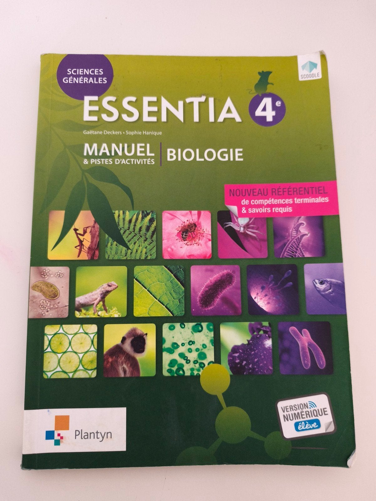 essentia biologie 4e science générales, Livres, Livres scolaires, Plantyn, Biologie, Comme neuf, Enlèvement