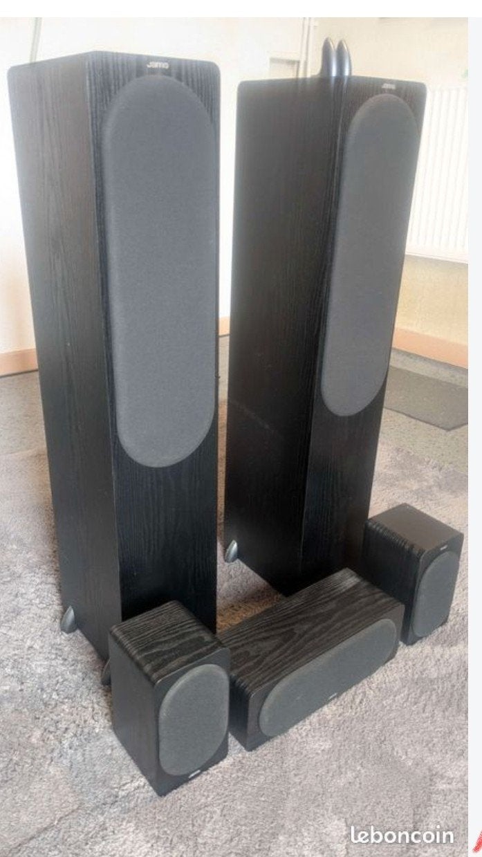 Jamo suroundspeakers.S426 in topstaat  kunnen getest worden, Audio, Tv en Foto, Ophalen, Zo goed als nieuw, Surroundset, Geschikt voor surround/home cinema