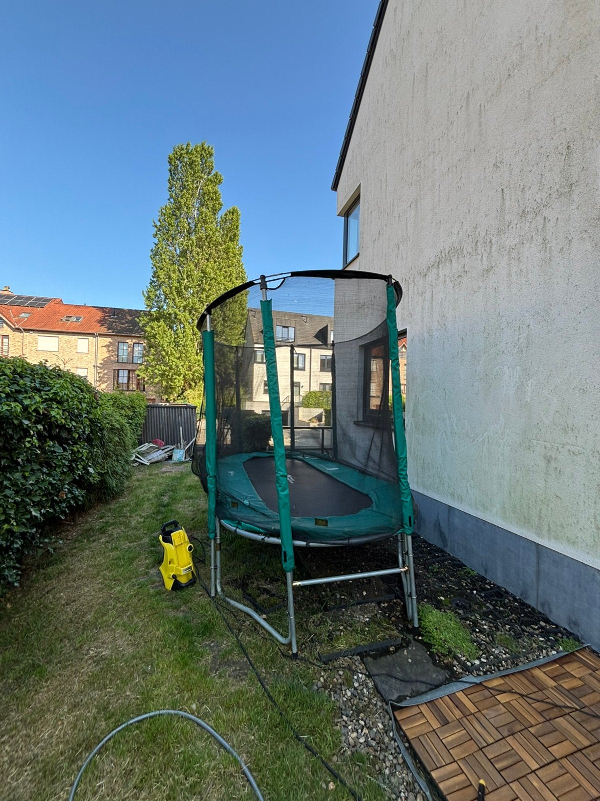 Trampoline, Kinderen en Baby's, Speelgoed | Buiten | Trampolines, Ophalen of Verzenden, Gebruikt
