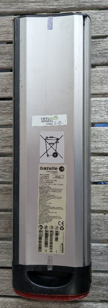 Gazelle Gold batterij  36,5V 11,4Ah 416,1 Wh, Fietsen en Brommers, Ophalen, Gebruikt