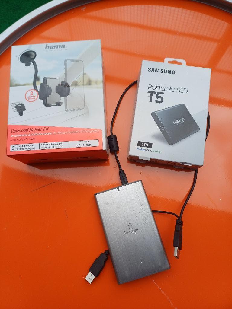 Samsung Iomega harde schijven van 1 TB en 232 GB, Computers en Software, Ophalen, SSD, Zo goed als nieuw, Samsung