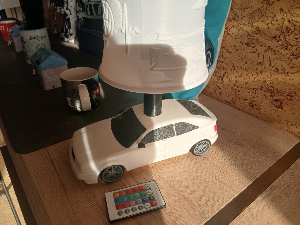 Lampe VW avec télécommande pour changer les couleurs, Autres culots, Enlèvement ou Envoi, Blanc, 30 cm