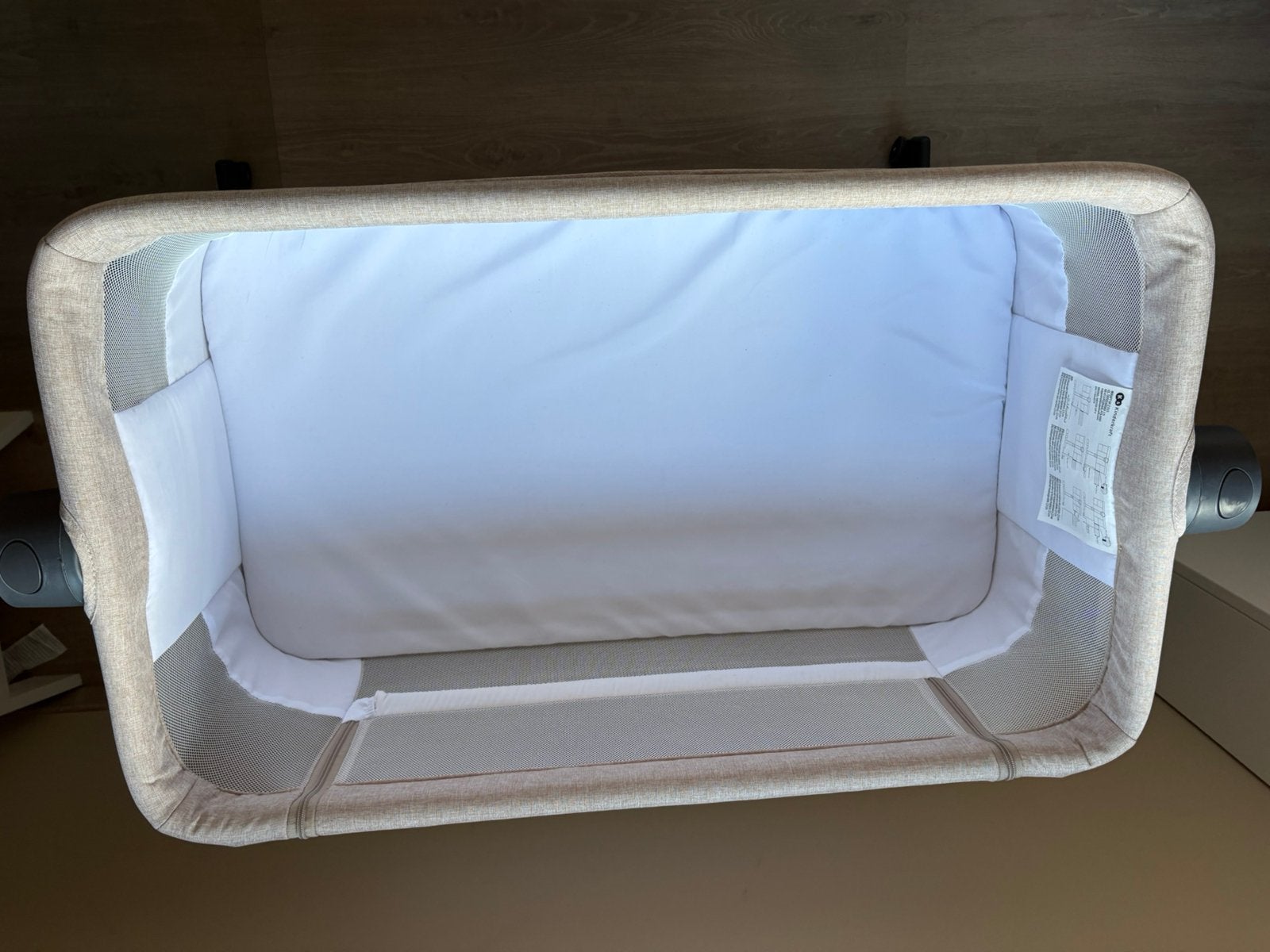 Kinderkraft Neste Up 2 Co-sleeper – Beige, Kinderen en Baby's, Ophalen, Zo goed als nieuw