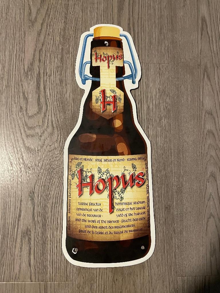 Assiette émaillée à bière houblonnée, Enlèvement ou Envoi