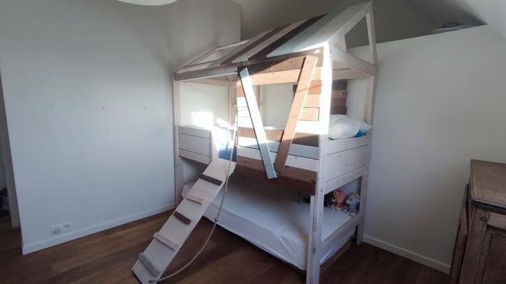 Boomhutbed Lifetime voor 1 of 2 kinderen, Kinderen en Baby's, Ophalen, Gebruikt, Halfhoogslaper