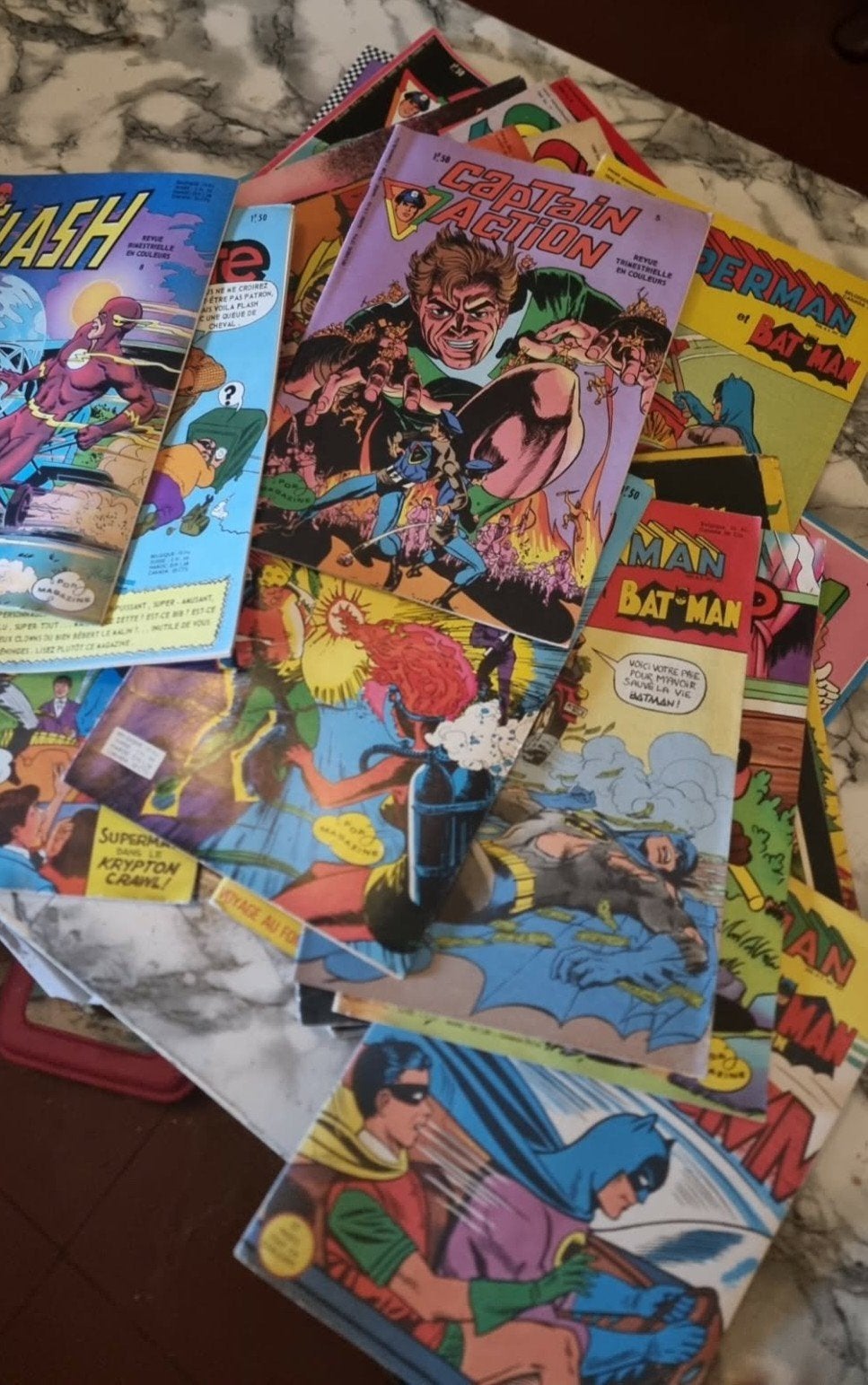 lot de 21 comics originaux ( 1960), Comics, Enlèvement