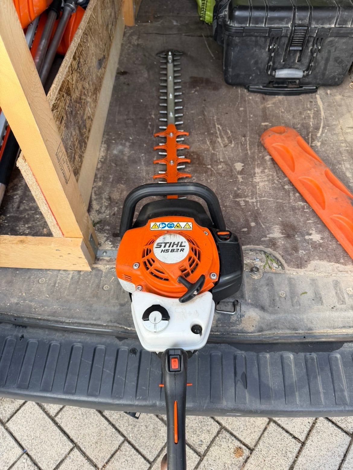 stihl 82r hagenshaar, Tuin en Terras, Ophalen, Zo goed als nieuw, Accu