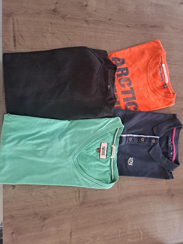 4 shirts, Kleding | Heren, T-shirts, Ophalen of Verzenden, Gedragen, Maat 46 (S) of kleiner, Tommy hilfiger