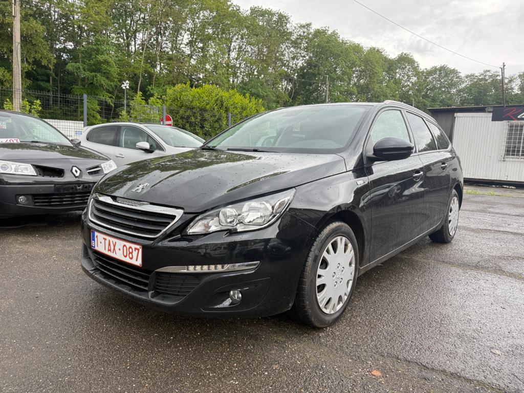 Peugeot 308 1.6 hdi, Auto's, Peugeot, Stof, Euro 6, Zwart, Bedrijf