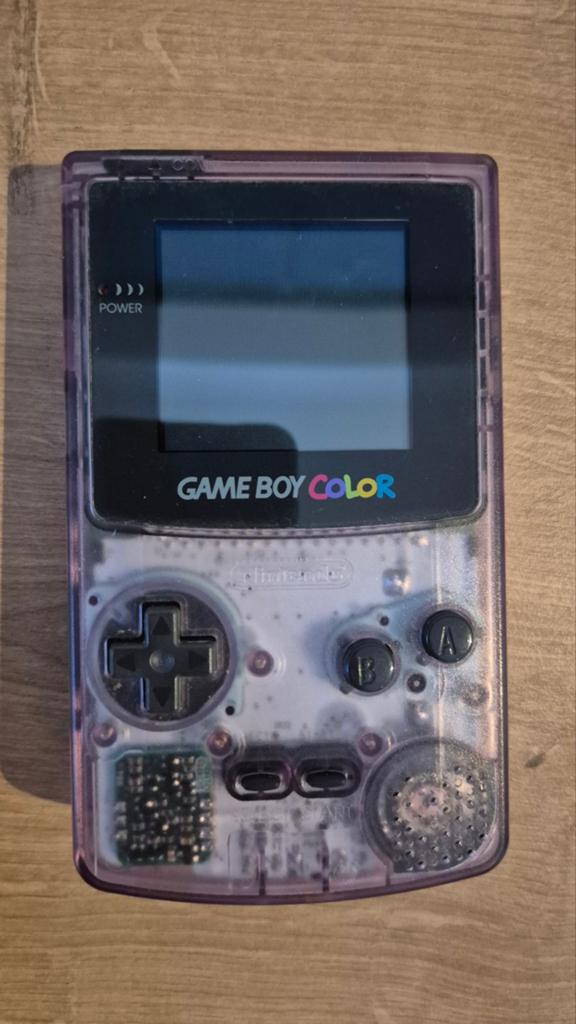 Nintendo Game Boy Color — Atomic Purple — compleet lot, Ophalen of Verzenden, Game Boy Color