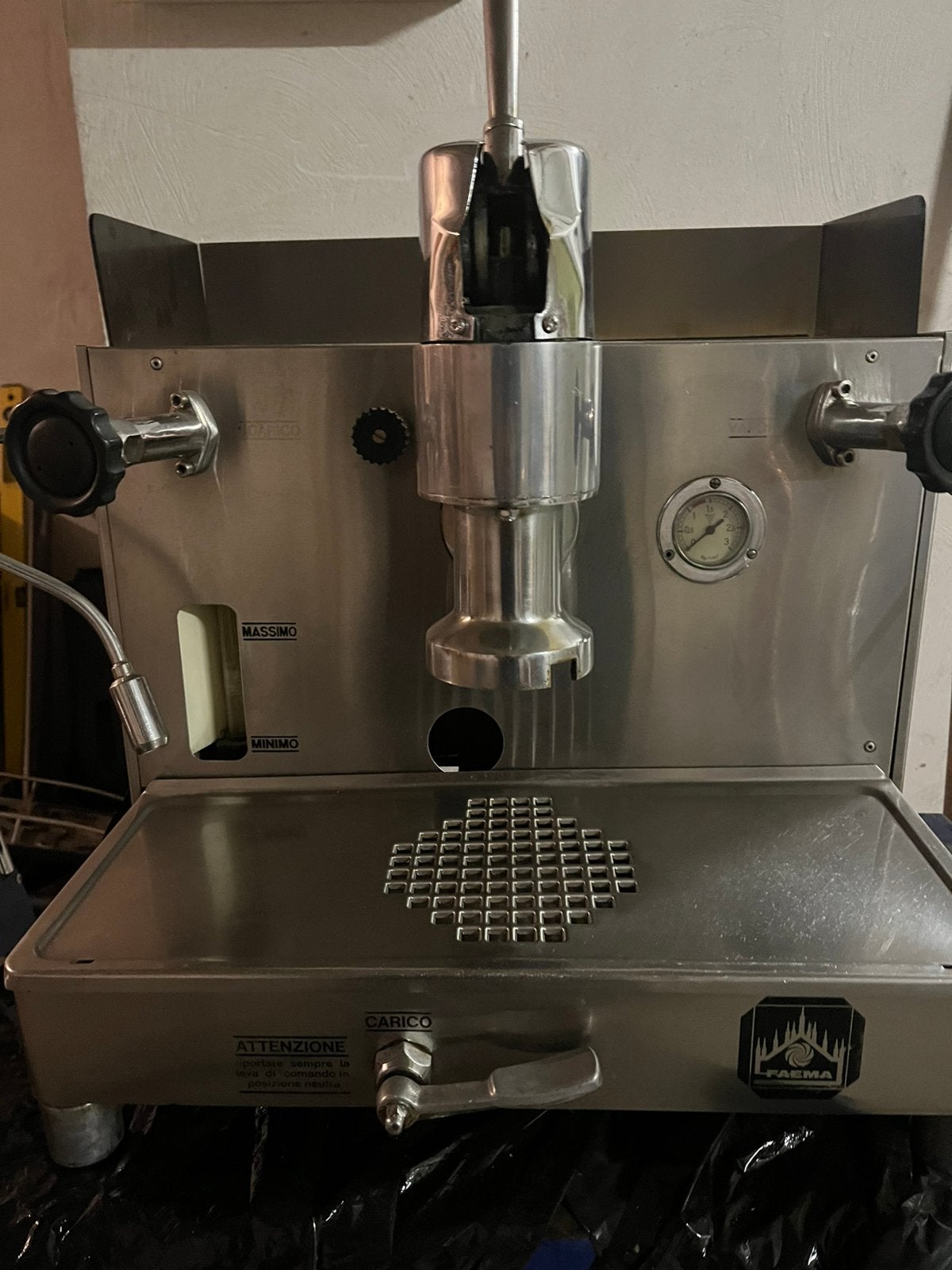 Faema Zodiac – Machine à espresso  à levier – Vintage, Electroménager, Enlèvement, Utilisé, Machine à espresso