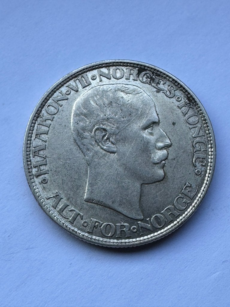 Norvège - 2 Kroner 1913 (argent), Enlèvement ou Envoi, Autres pays, Monnaie en vrac, Argent